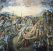The crucifixion of the Hl. Petrus Michelangelo Buonarroti